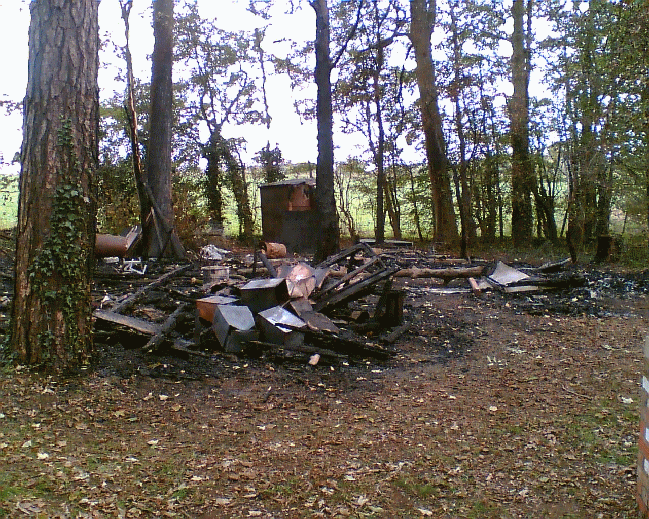 After the fire, 5th Nov 2006